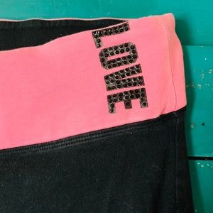 Pink Victoria secret yoga pants